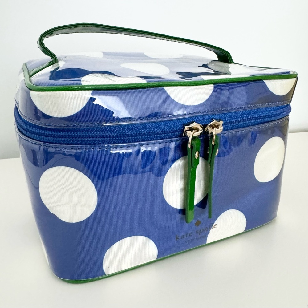 Kate Spade Polka Dot Vanity Case Cosmetic Bag